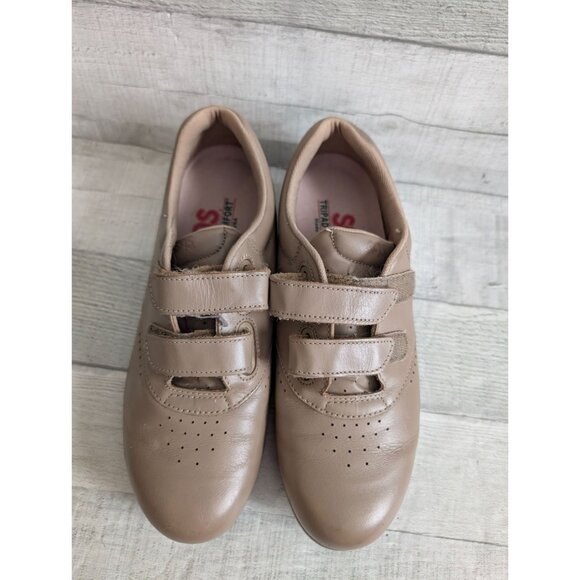 SAS Tripad Comfort Womens Taupe Leather Walking Shoes Size 7.5W - Picture 2 of 6